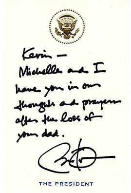Obama’s condolence message to the Xu family